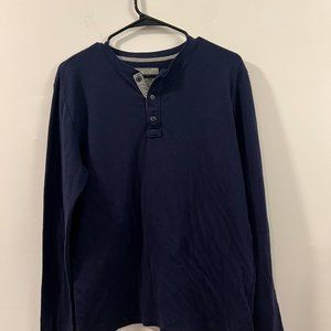 Navy Henley Shirt